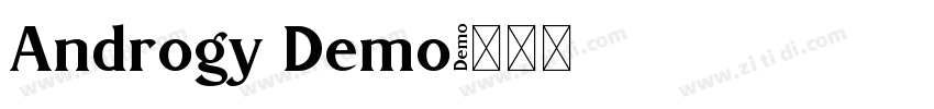 Androgy Demo字体转换